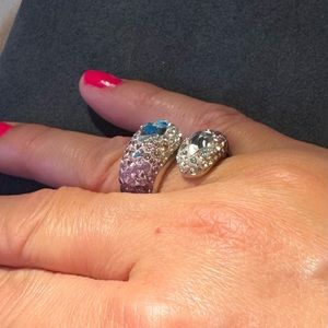 Bypass Swarovski Ring